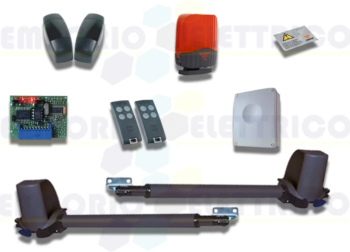 cardin kit para puertas batientes con hoja hasta 2m (150kg) 24v kt-bltag