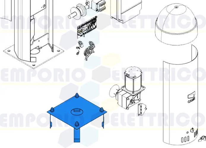 came repuesto de la base de anclaje cat 119rix005
