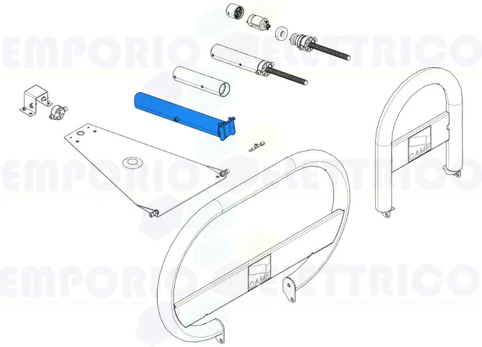 came repuesto tubo externo unipark 119riu005