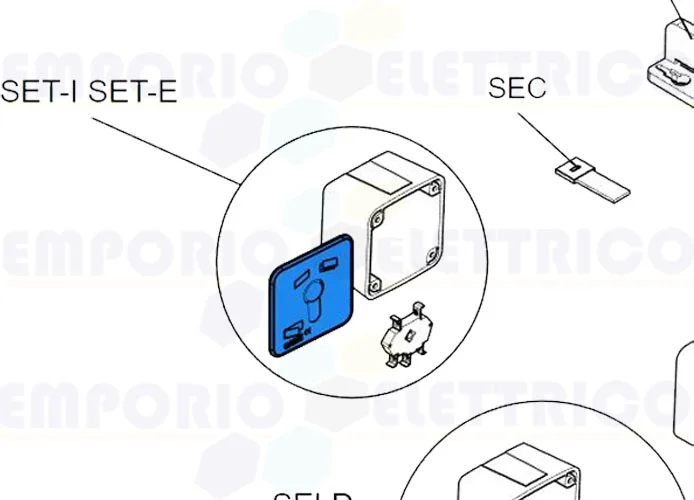 came repuesto frontal selector set-i set-e 119rir014 rir014