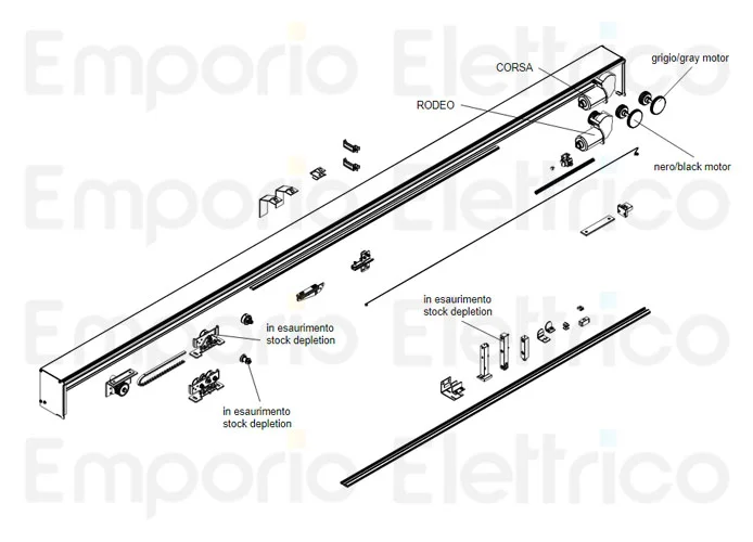 came repuesto original cable espiral antipánico irrupción 10 mt 119rip101