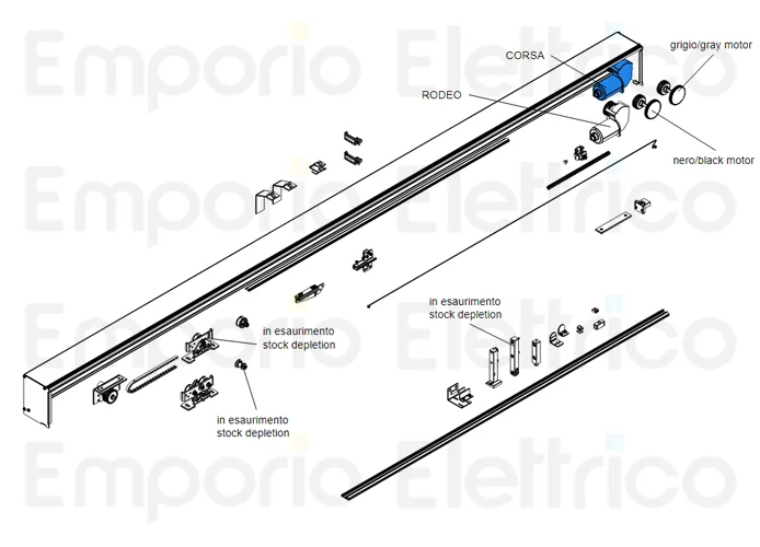 came repuesto original motorreductor corsa 119rip118
