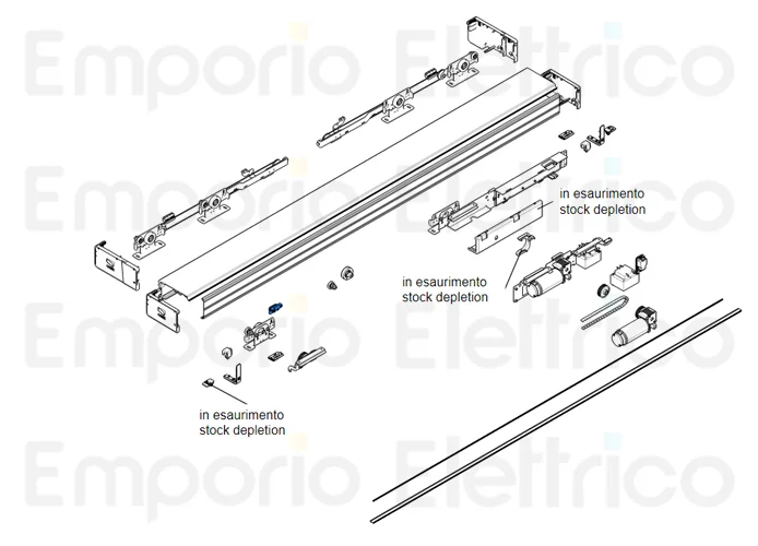 came repuesto original enganche de correa sipario 119rip139