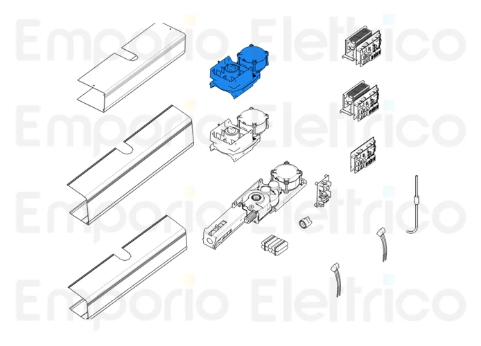came repuesto original motorreductor para automatización sw2 119rip156