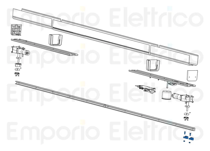 came reemplazo original 2 pz  patín&nbsp;de deslizamiento voila 119rid480