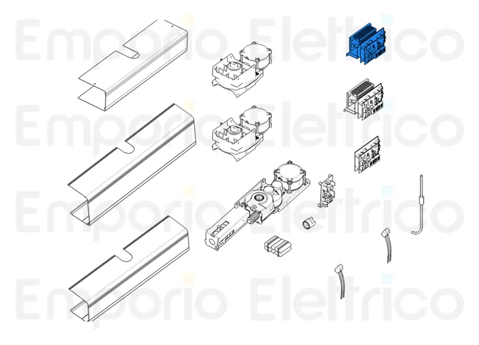 came repuesto original cuadro comando para automatización sw3 119rip154