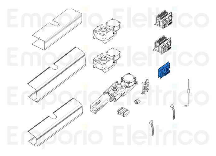came repuesto original tarjeta electrónica para automatización sw2/sw3 119rip155