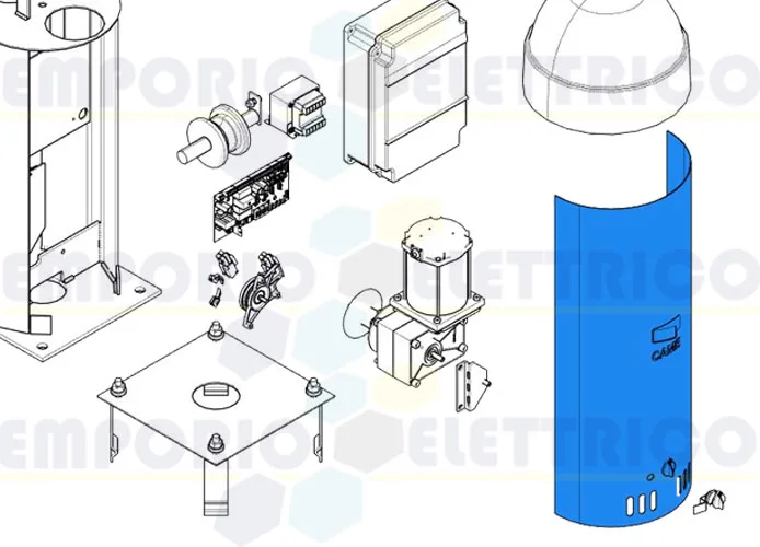came repuesto tapa anterior cat-x 88003-0172 (ex code 119rix012)