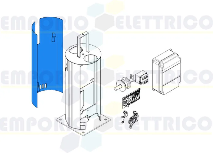 came repuesto tapa posterior cat-x 88003-0173 (ex code 119rix013)