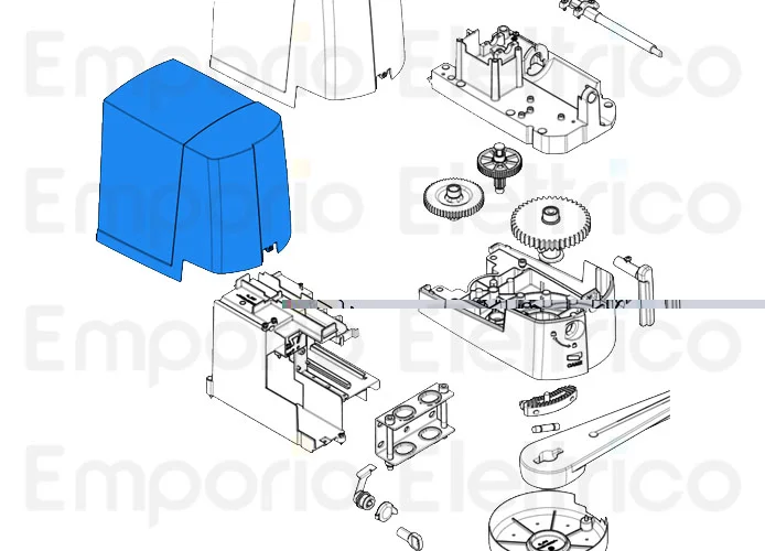 came repuesto de la tapa del motorreductor opb001 88001-0074